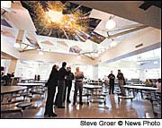 Columbine High School cafeteria atrium