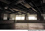 Columbine science room where Coach Sanders died