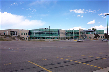 Outside Columbine High School - present day