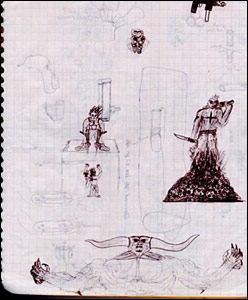 Eric Harris's Doom drawings