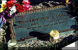Rachel Scott's grave 2001