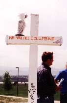 Columbine High one year anniversary cross
